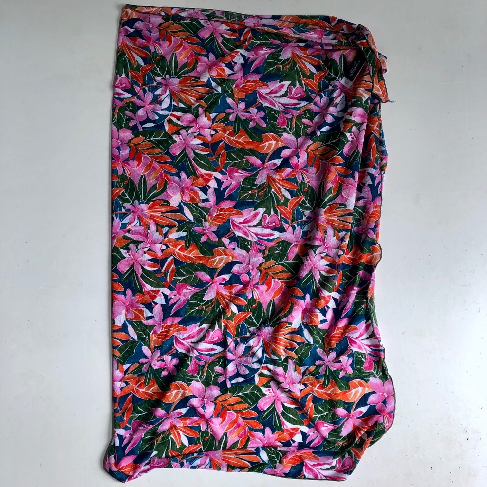 New Swimsuits For All Floral Beach Tied Sarong